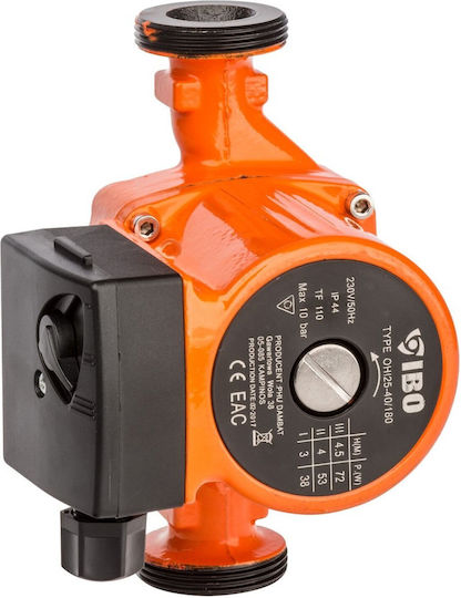 Exec Circulation Pump Ohi 25-60/180 47.5/3 магазин за риболовни механизми Циркулационна помпа За отопление 180мм