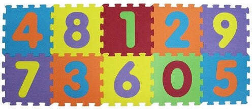 Ludi Kids Educational Floor Puzzle with Numbers 10pcs