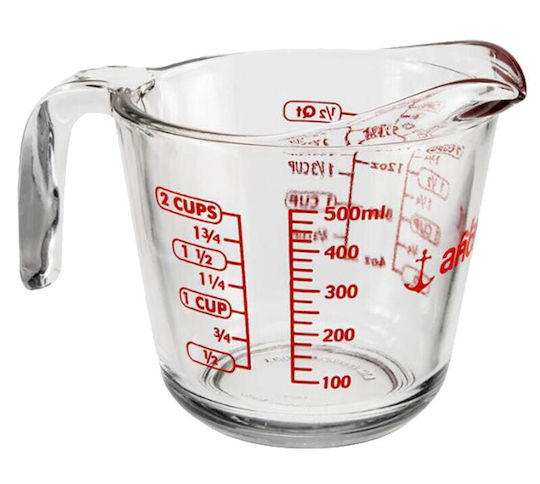 Glas Küchenmessgerät 500ml 1Stück