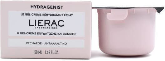 Lierac Hydragenist The Rehydrating Radiance Refill Хидратиращ Гел За Лице с Хиалуронова Киселина и Пробиотици 50ml