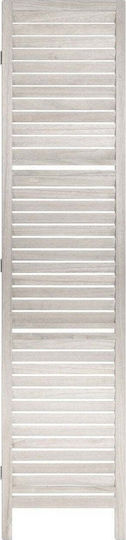 Dekorativer Raumteiler Hölzernes mit 3 Paneelen White 120x170cm
