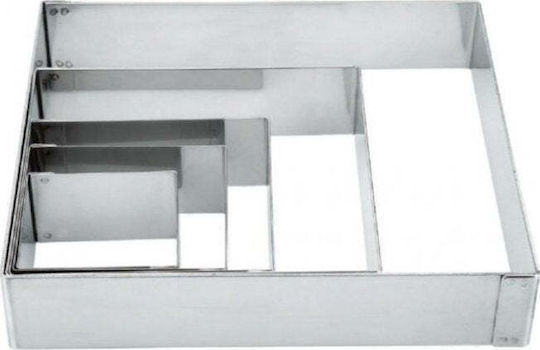 Φόρμα Ζαχαροπλαστικής 20 X 20 Cm Ανοξείδωτο De Buyer