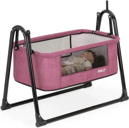 SteweHome Babywiege mit Matratze und Rädern
