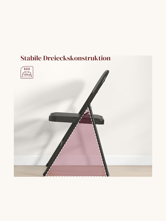 Scaun Vizitator în Culoare Negru 1buc