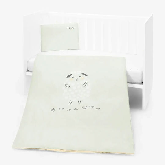Kikka Boo Baby Crib Bedding Set Sleepy Sheep 3pcs Sleepy Sheep