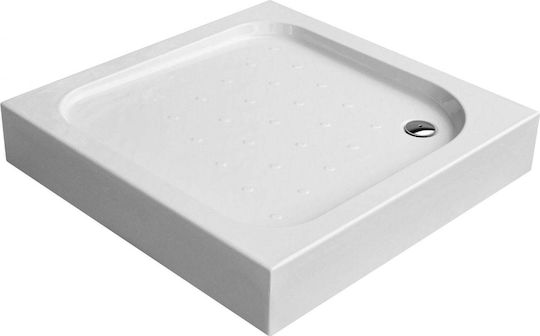 Deante Square Acrylic Shower White 90x90cm