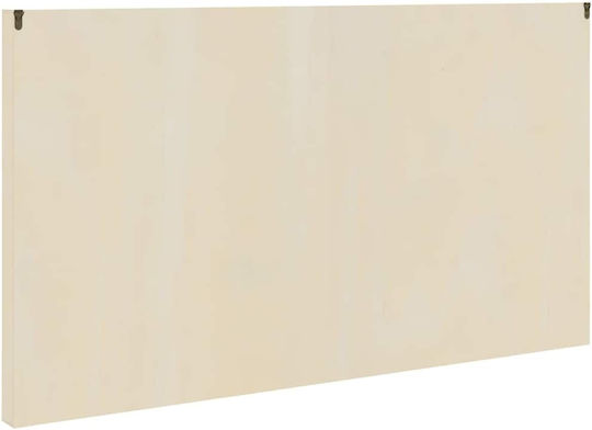 Kids Wall Mount Shelf Beige 98x4.5x55cm
