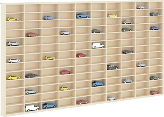 Kids Wall Mount Shelf Beige 98x4.5x55cm