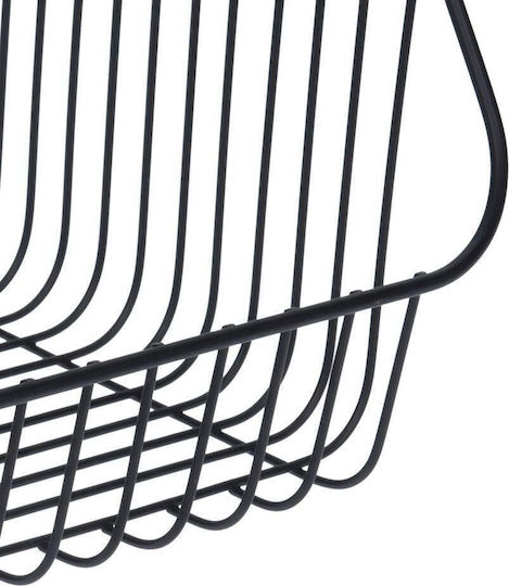 Excellent Houseware Плодова кошница Метал Черен 29x27x21бр