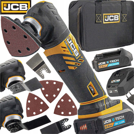 JCB JCB-18MT-2XB-E Oscillating Multi Tool 18V 1x2Ah with Speed Setting