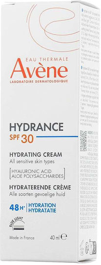 HYDRANCE Ενυδατική Κρέμα Προσώπου Ημέρας με SPF30 & Υαλουρονικό Οξύ 40ml