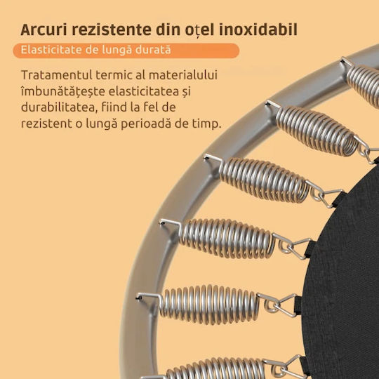 Trambulină Pentru Copii 6-în-1 Diametru 140 cm Cu Plasă De Protecție Multicoloră