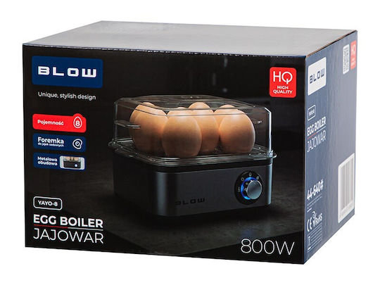 Blow EB-02 Яйцеварка 8 Места 800W Сив