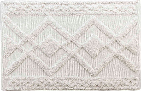 Douceur d'Intérieur Badematte Baumwolle Gladis Ecru 50x80cm