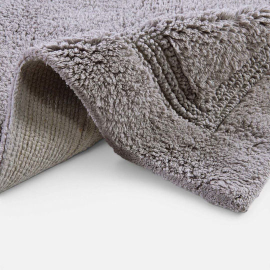 Nef-Nef Homeware Non-Slip Bath Mat Cotton Aegean Ecru 70x120cm