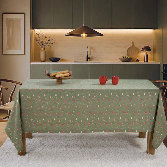Nef-Nef Homeware Tablecloth Sweet Apple Green 140x180cm