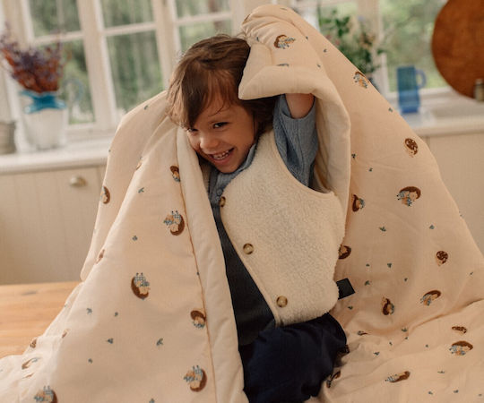 La Millou Blanket Nursery Swaddling Blankets Beige 80x100cm