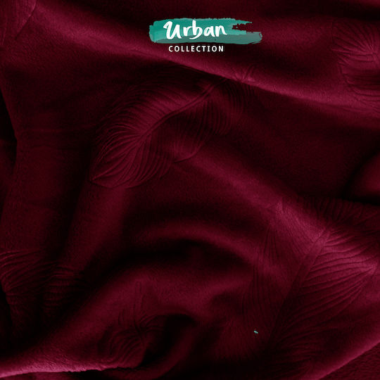 Cosy All Seasons Одеяло Велур Кинг сайз 220x240см. Бордо