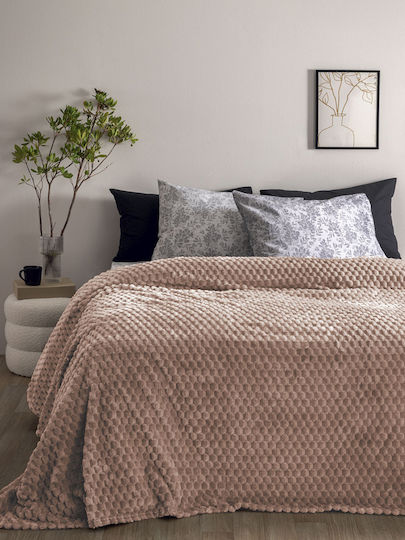 Palamaiki Aster Decke Fleece Moné 160x220cm Beige