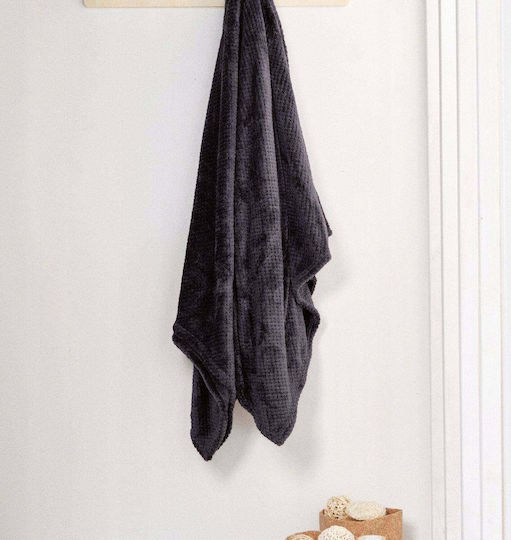 Today Velvet Blanket Single 150x200cm Black