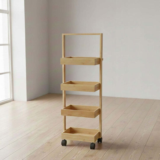 5Five Boden Badezimmerregal Bamboo 90x16x90cm
