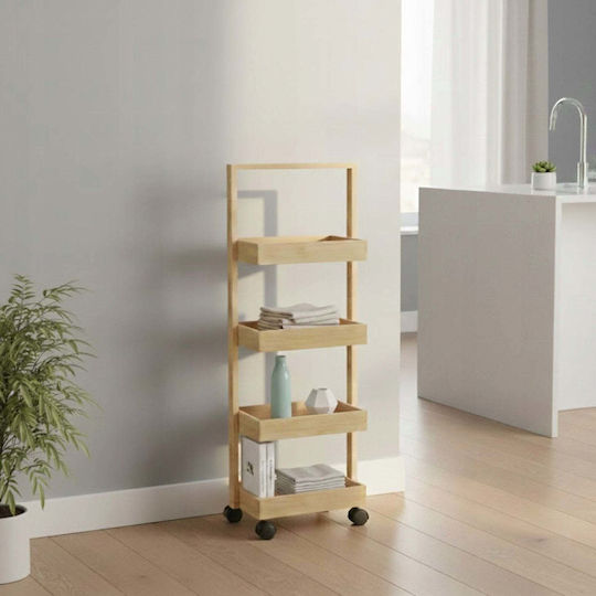 5Five Boden Badezimmerregal Bamboo 90x16x90cm