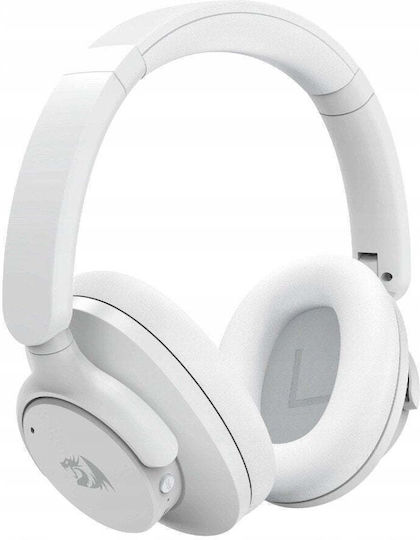 Redragon VibeCore 600X Безжичен Over Ear Гейминг Слушалки с връзка 3,5 мм / Bluetooth Бял