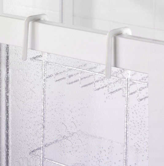 Wenko Revigo An der Wand montiert Badezimmerregal Metallisch mit 3 Regalböden 22.5x18.5x57cm Weiß