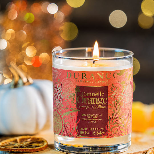 Durance Aromatisches Kerze in Gefäß Orange 180g