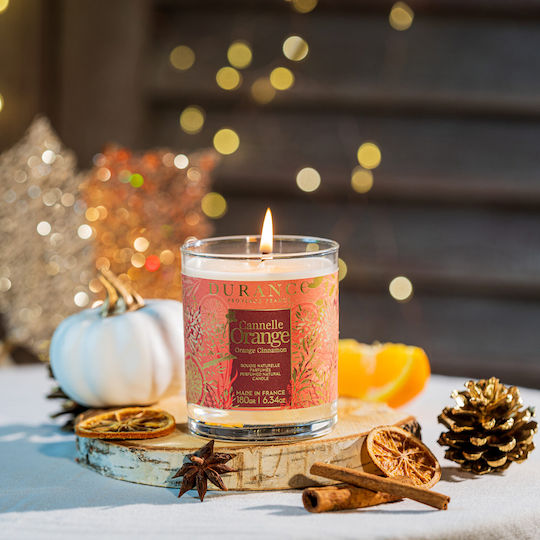 Durance Aromatisches Kerze in Gefäß Orange 180g