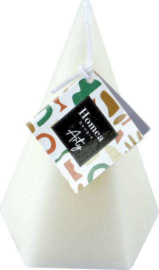 Arty White Taper Candles