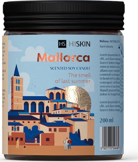 HiSkin Bon Voyage Mallorca Αρωματικό Σόγιας σε Βάζο Μπεζ