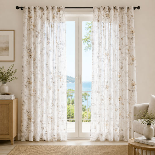 My Home Luxury Пердета И Завеси С Плик С Писалка Бежов 270x270см