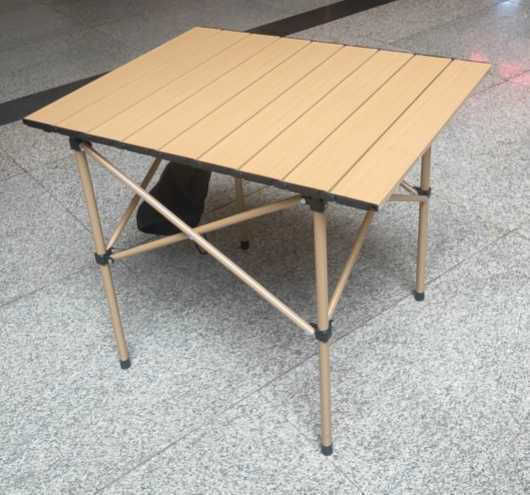 with Plastic Surface and Metal Frame Beige 64x50x45cm