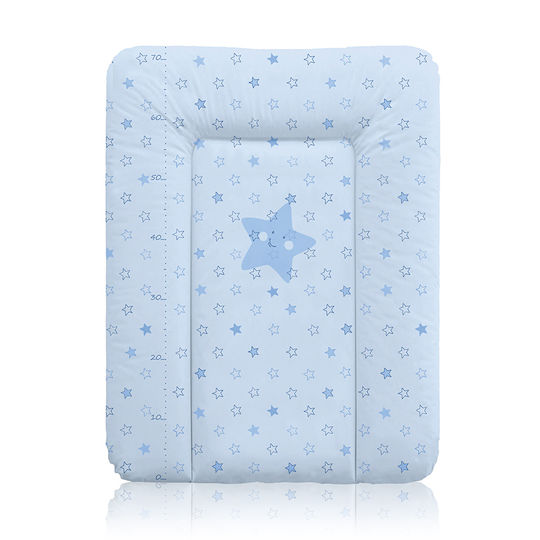 Lorelli Weiche Wickelauflage aus Stoff Zebra Blue 50x70cm