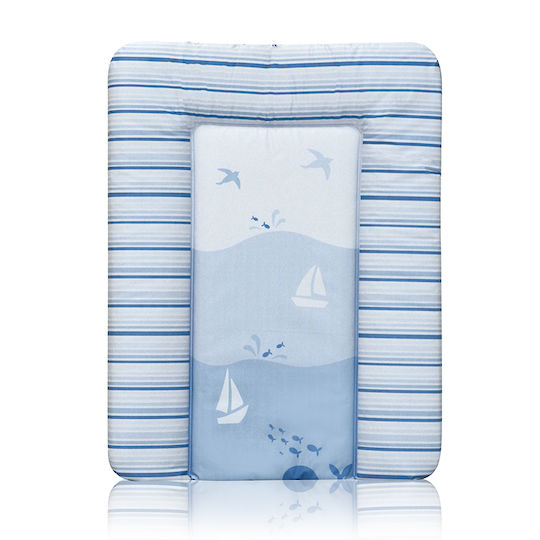 Lorelli Weiche Wickelauflage aus Stoff Zebra Blue 50x70cm