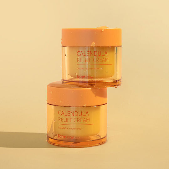 Farm Stay Calendula Relief Cremă de Fata Hidratare de Zi cu Acid Hialuronic 80ml