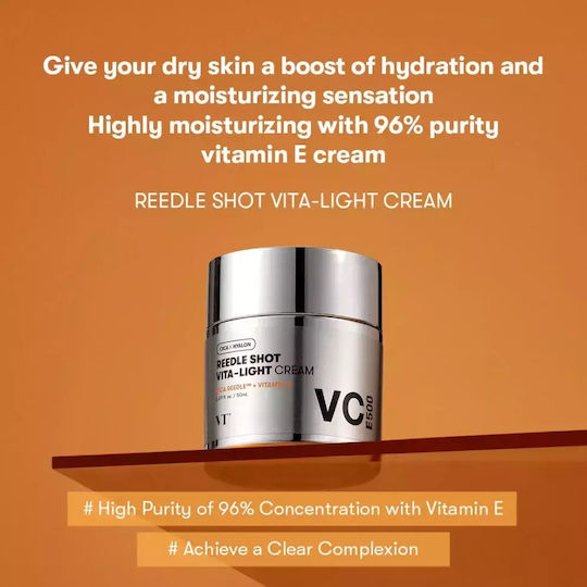 Vt Cosmetics Reedle Shot Vita Light Cream 50 Ml – Vitamin Glow Cream