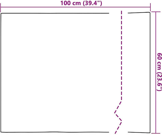 vidaXL Oglindă de Perete cu Cadru din Plastic Argintiu 100x60cm 2 Bucăți