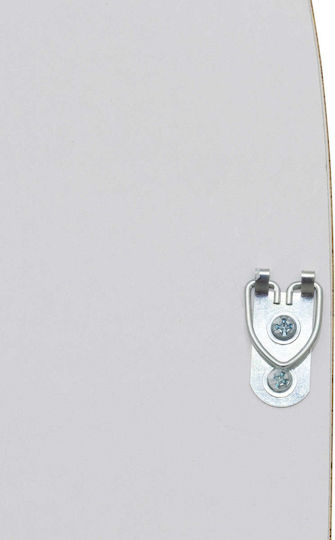 Atmosphera Wall Mirror With Brown Frame 75x55cm