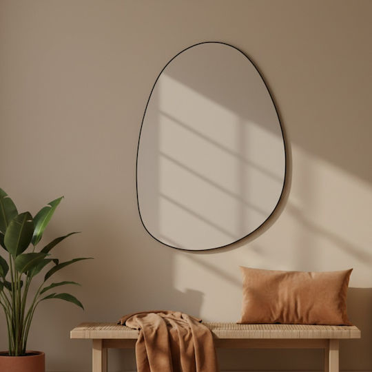 Edaxo Asymmetric Black Mirror 75x55cm