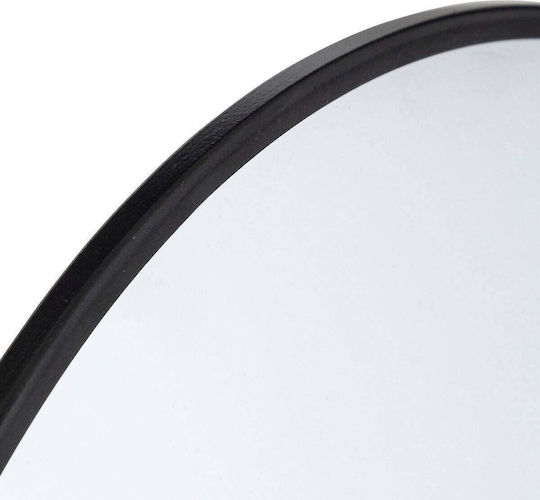 Atmosphera Oglindă De Perete Cu Cadru Metalic Negru Diametru 38cm