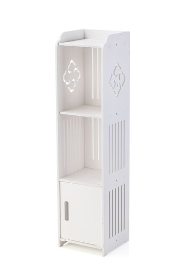 Cyclops 4101604 Badezimmer-Säulenschrank Boden 22x22x89,5cm Weiße