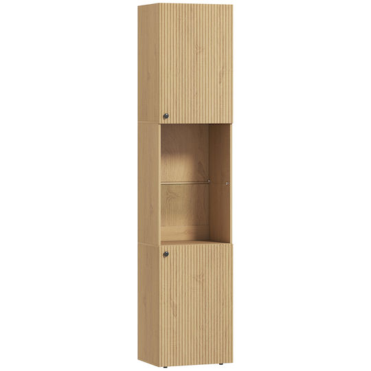 HomCom 834-895V00AK Подова Банска Колона 40x31x182cm Дъб