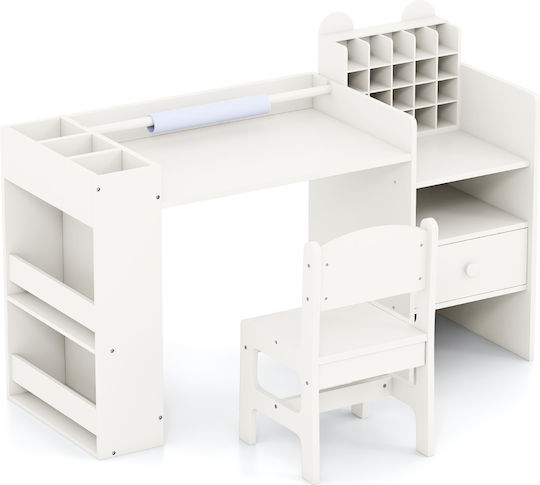 Παιδικό Γραφείο Λευκό 107.5x40x72.5cm Παιδικό Γραφείο Λευκό 107.5x40x72.5cm