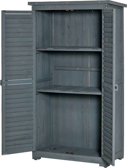 Doppelflügeliger Hölzener Außenschrank 87x46,5x160cm Doppelflügeliger Hölzener Außenschrank 87x46,5x160cm
