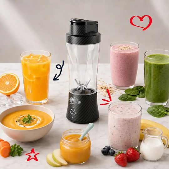 Webber Блендер с каната Tritan 700 ml 11V Черен