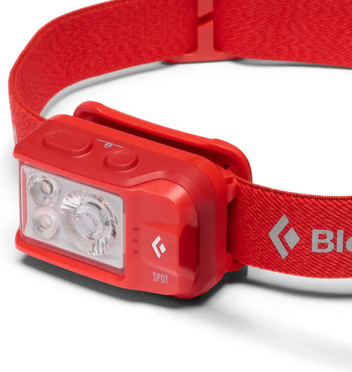 Black Diamond Rechargeable LED Headlamp IPX7 with Maximum Brightness 450lm Spot 450