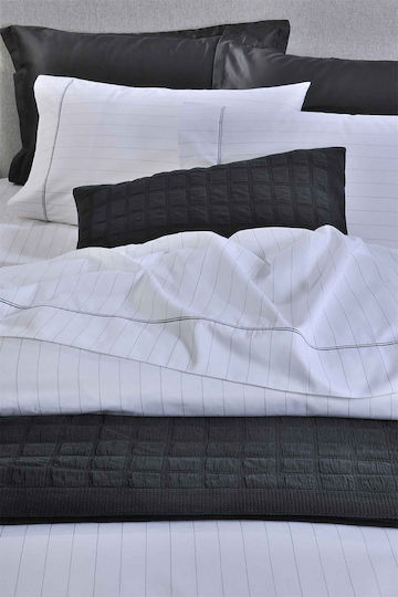 Down Town Home Pique Blanket Double 230x260cm Black