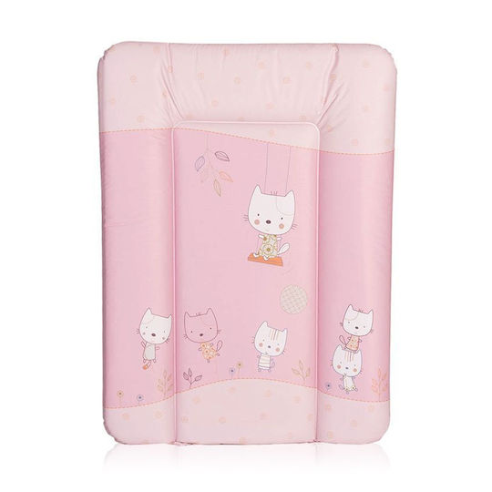 Lorelli Soft Changing Pad Knitted made of Fabric Braids Pink 50x70cm